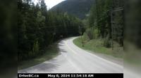 Argenta › South: Hwy 31, at Duncan Lake Rd, about 35 km north of Kaslo, looking south - Day time