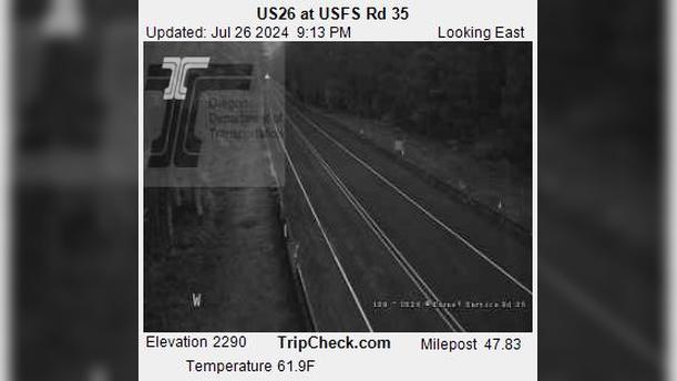 Traffic Cam Government Camp: US26 at USFS Rd