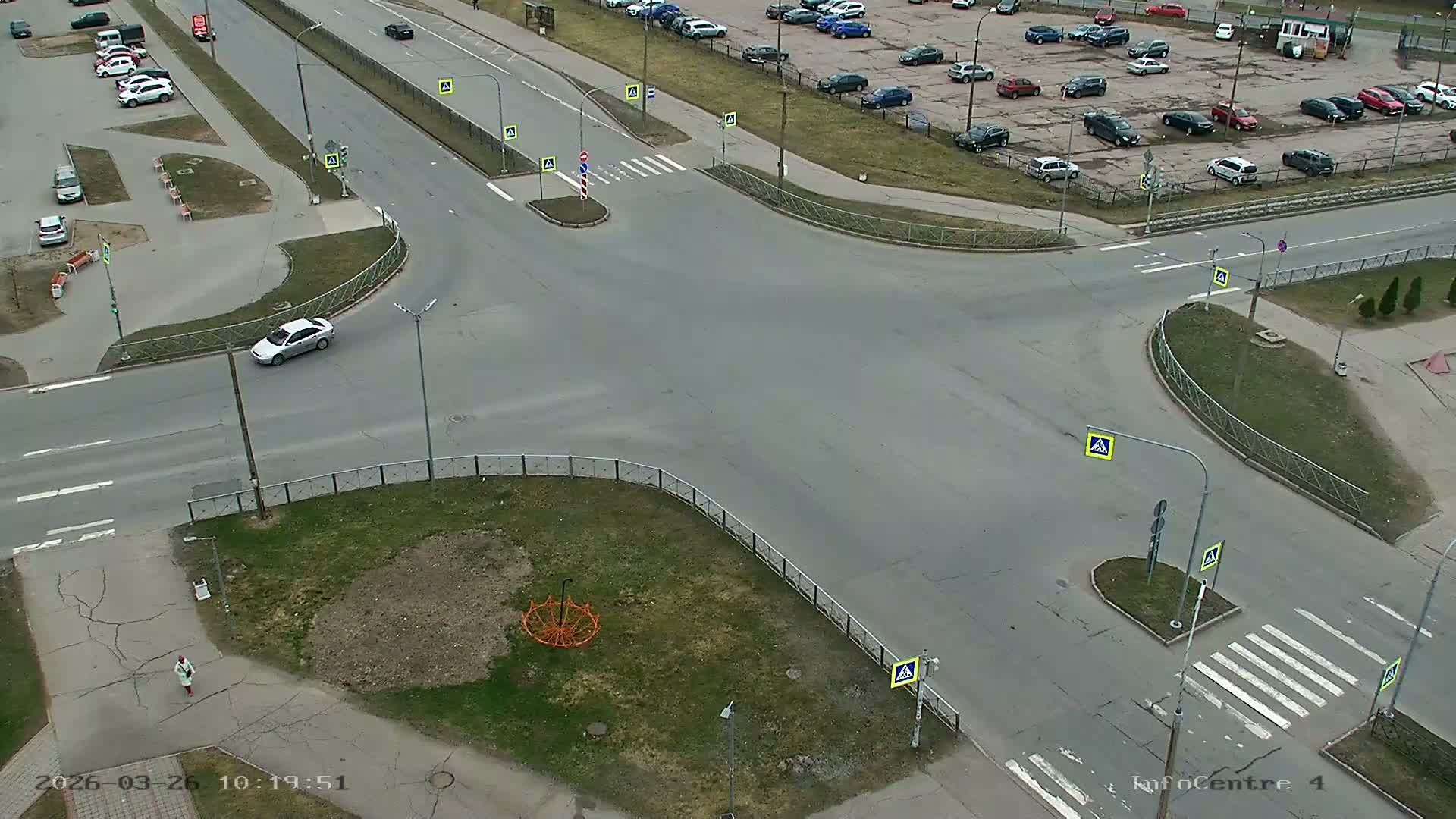 Traffic Cam Лебяженское городское поселение: Перекресток