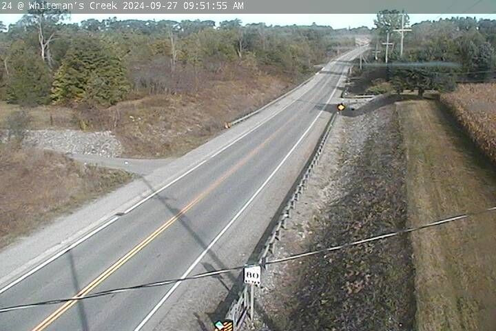 Traffic Cam Burford: Highway 24 near Whiteman Creek