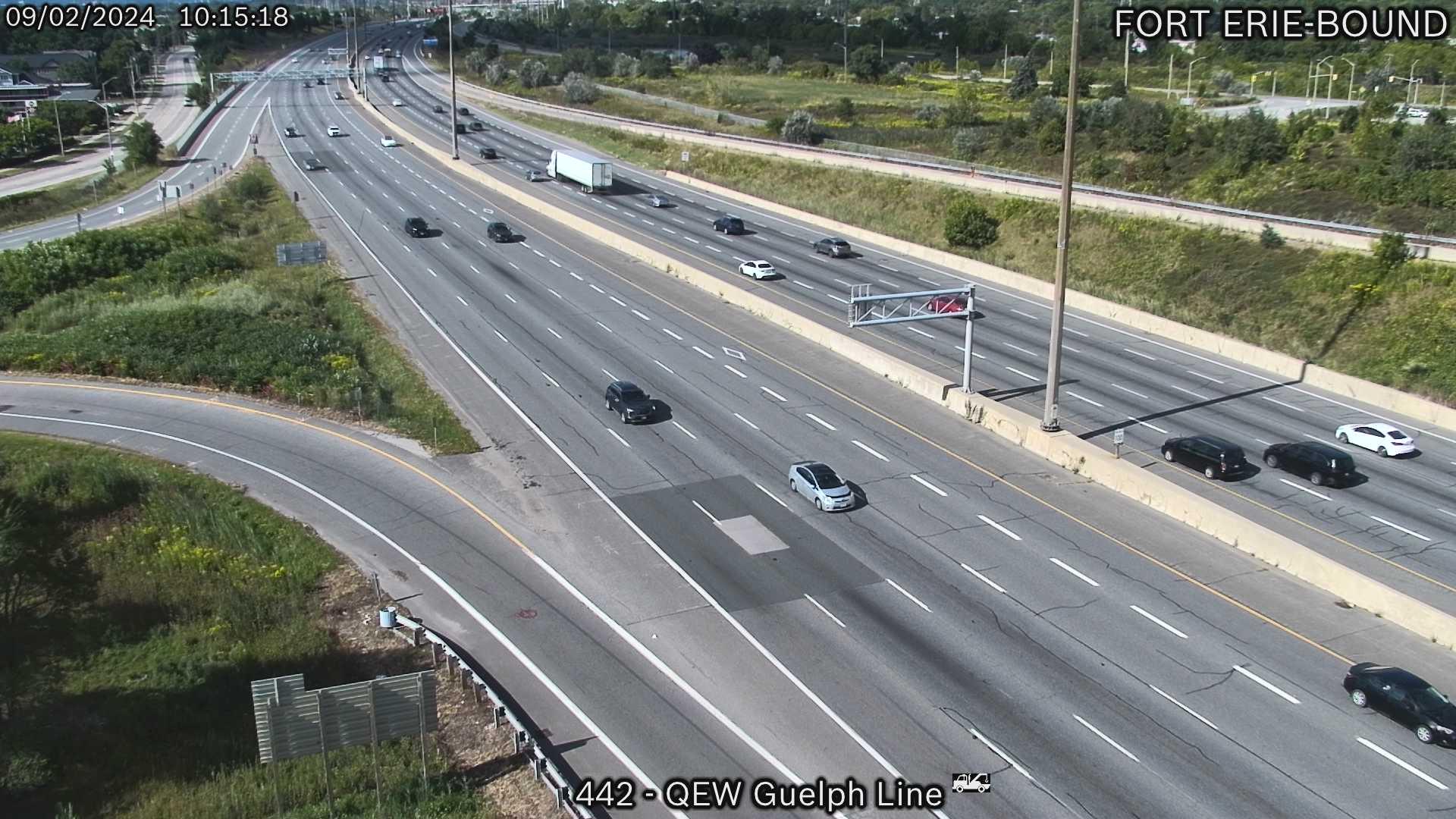 Traffic Cam Burlington: QEW near Guelph Line