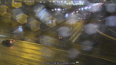 Burlington Traffic at QEW/Guelph Line
