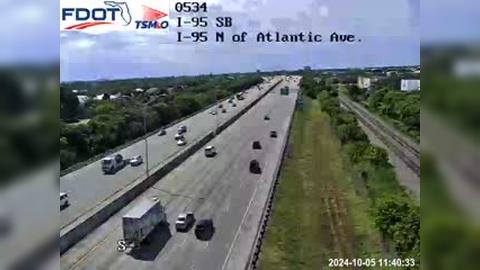 Traffic Cam Delray Beach: I-95 N of Atlantic Ave