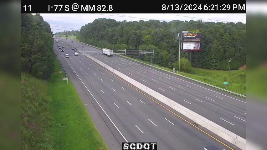 Traffic Cam Riverview: I-77 S @ MM 82.8