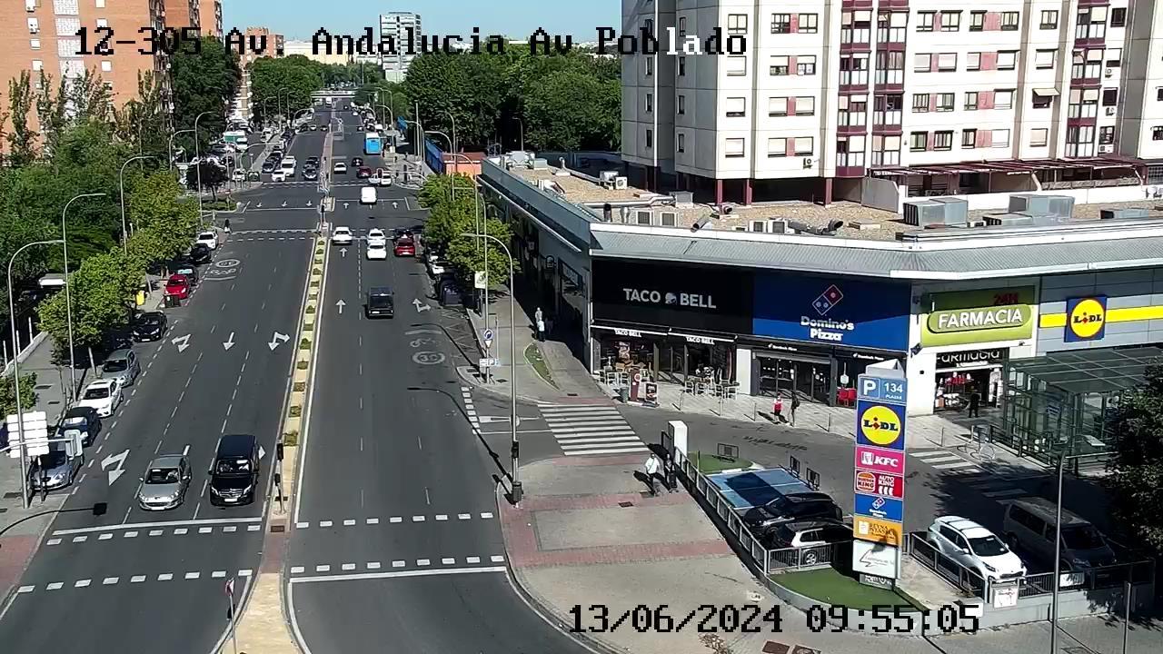 Traffic Cam San Fermin: AV ANDALUCIA - AV POBLADOS