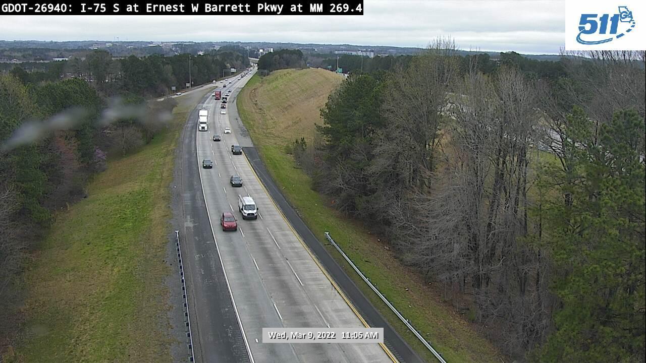 Traffic Cam Kennesaw: GDOT-CAM-