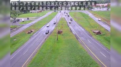 Alexandria Traffic: Masonic Circle (SW)