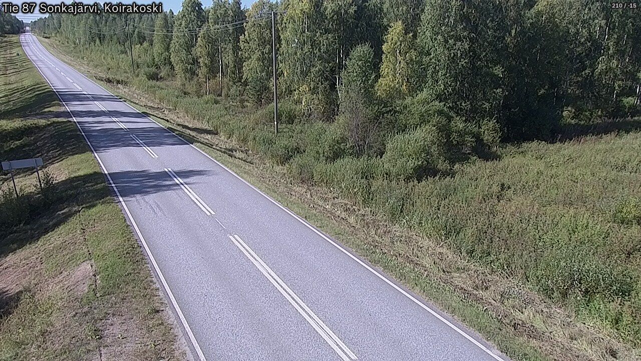 Traffic Cam Sonkajarvi: Tie - Koirako - Sonkajärvelle
