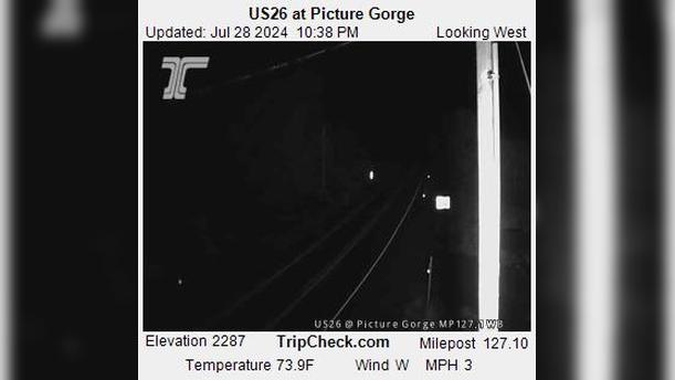 Traffic Cam Dayville: US 26 at Picture Gorge