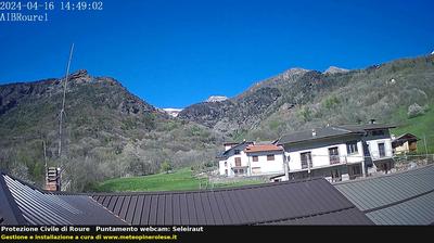 Preview delle webcam di Roure › North: Villaretto - Borgata Seleiraut