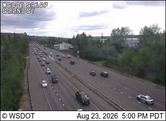Traffic Cam Valley Vue: SR 167 at MP 25.7: S 23rd St