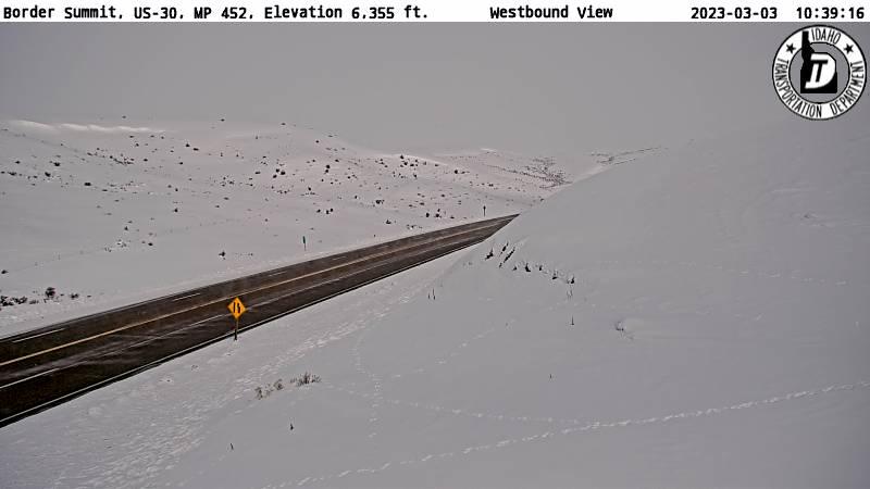 Traffic Cam Bear Lake › West: US 30: Border Summit: West