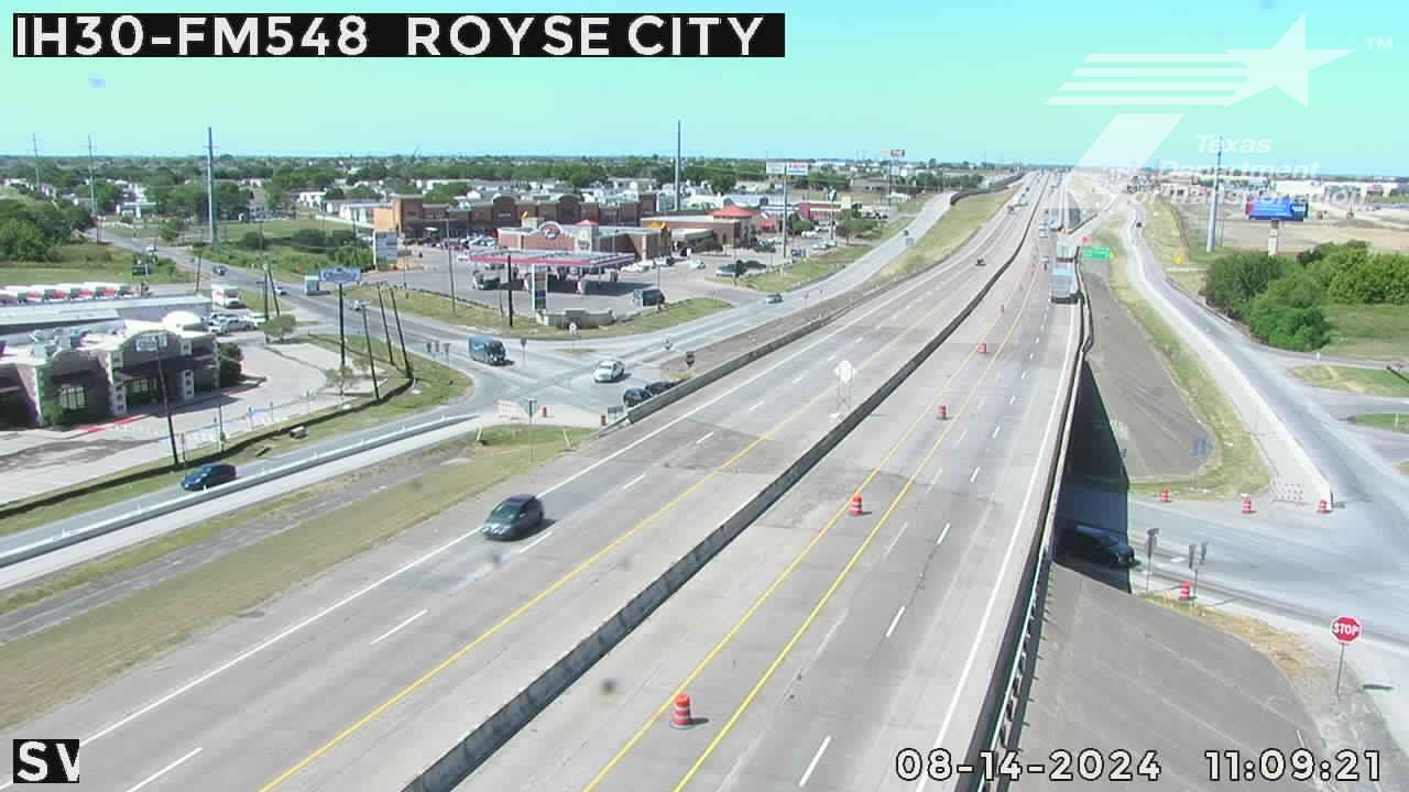 Traffic Cam Royse City › East: I-30 @ FM548