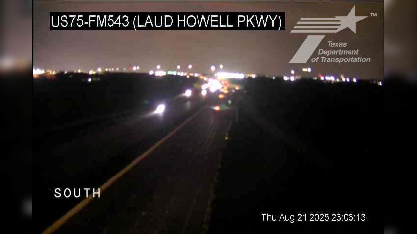 Traffic Cam McKinney › North: US 75 @ FM543 (Laud Howell Pkwy)