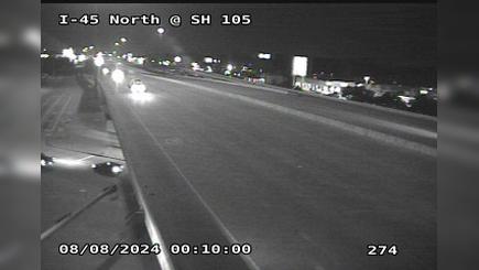 Traffic Cam Conroe › North: I-45 North @ SH 105