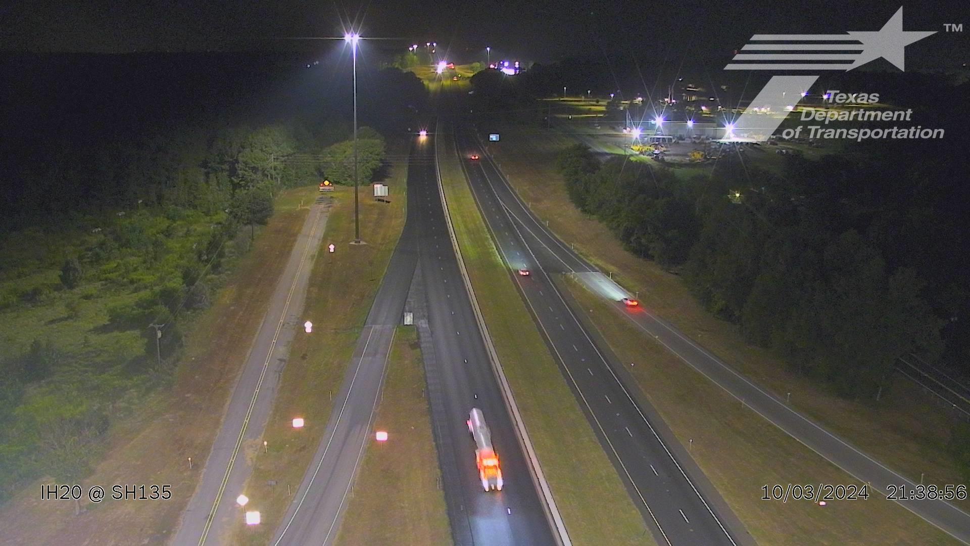 Traffic Cam Liberty City › East: I-20 at SH 135