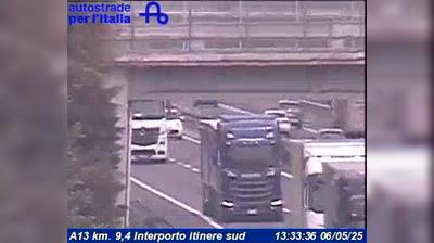 Preview delle webcam di Bentivoglio: A13 km. 9,4 Interporto itinere sud