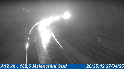 Preview delle webcam di Collesalvetti: A12 km. 182,6 Malenchini Sud