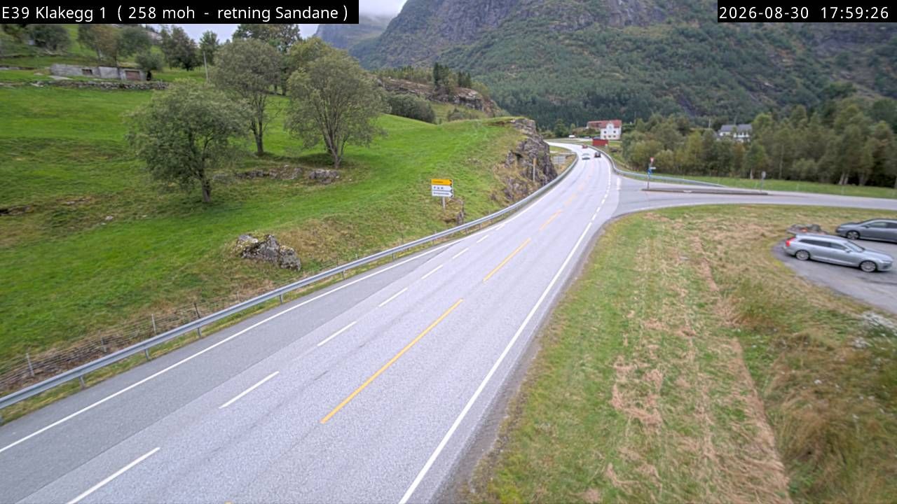 Traffic Cam Skei: E39 Klakegg (Sandane)