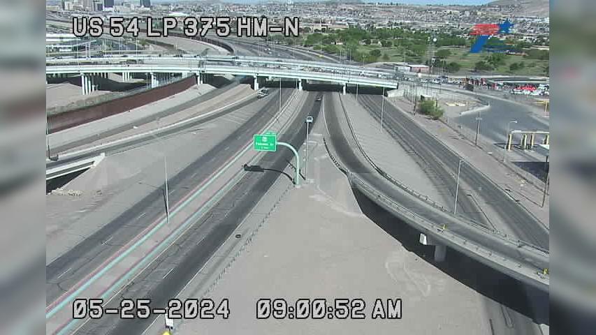 Traffic Cam El Paso › North: US-54 @ LP-375 HM N