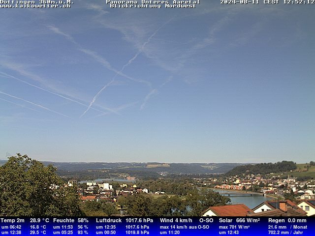 Döttingen: Panorama Unteres Aaretal