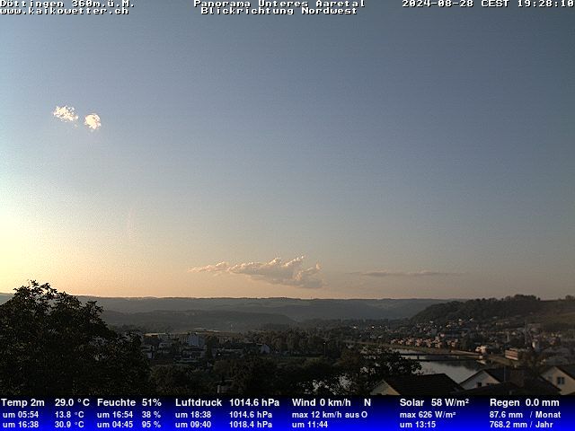 Döttingen: Panorama Unteres Aaretal