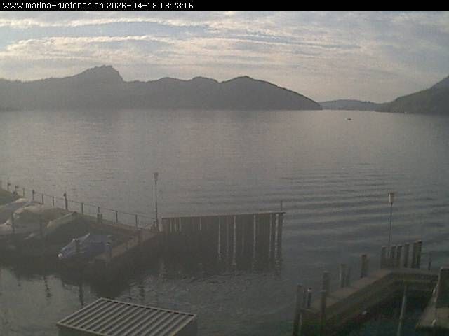 Beckenried: Bootshafen Rütenen in