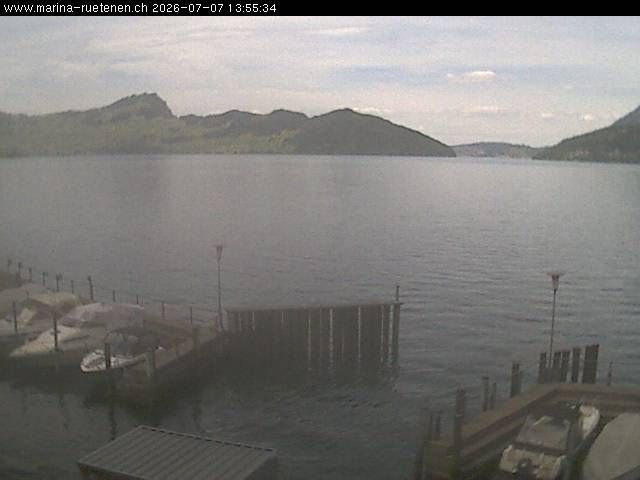 Beckenried: Bootshafen Rütenen in