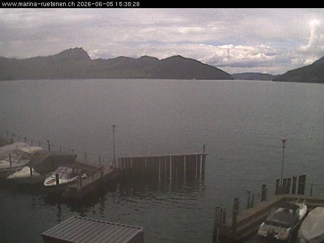 Beckenried: Bootshafen Rütenen in
