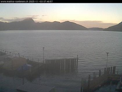 Beckenried: Bootshafen Rütenen in