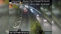 Brisbane City: Indooroopilly - Western Freeway and Moggill Road (looking South)