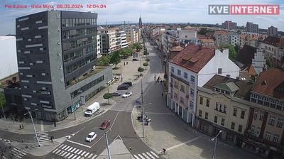 Vista de cámara web de luz diurna desde Pardubice: Dům služeb