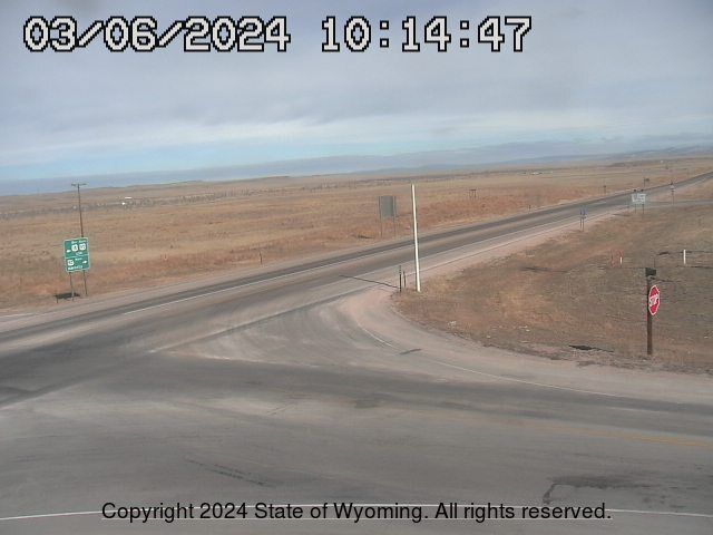 Traffic Cam Niobrara: US-85 at Mule Creek Junction, WY (MM 196)