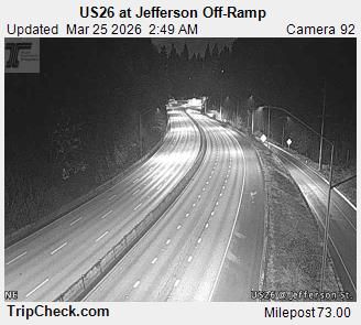 Traffic Cam Portland: US 26 at Jefferson Off-Ramp