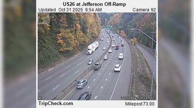 Portland Traffic: US26 Jefferson Off-Ramp