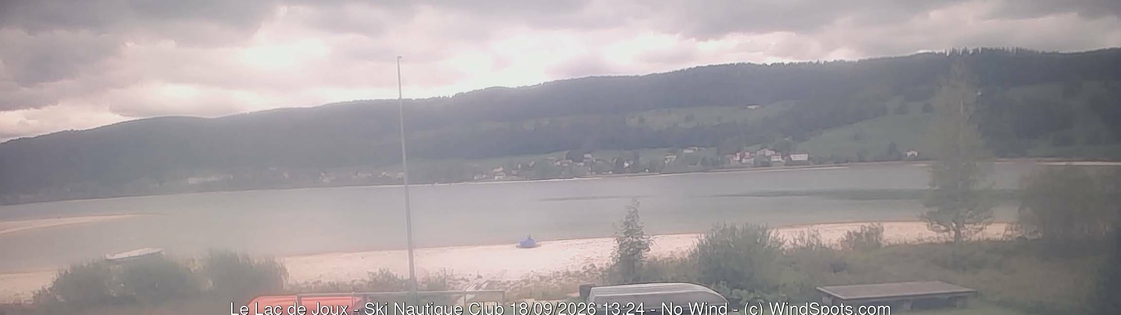 Le Chenit: Lac de Joux - base du ski nautique club Vallée de Joux