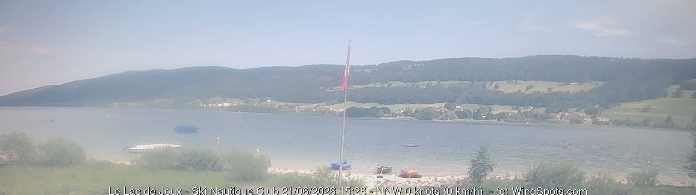Le Chenit: Lac de Joux - base du ski nautique club Vallée de Joux