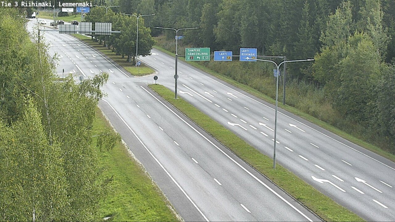 Traffic Cam Riihimaki: Tie - Lemmenmäki - Tie 54 Lahteen