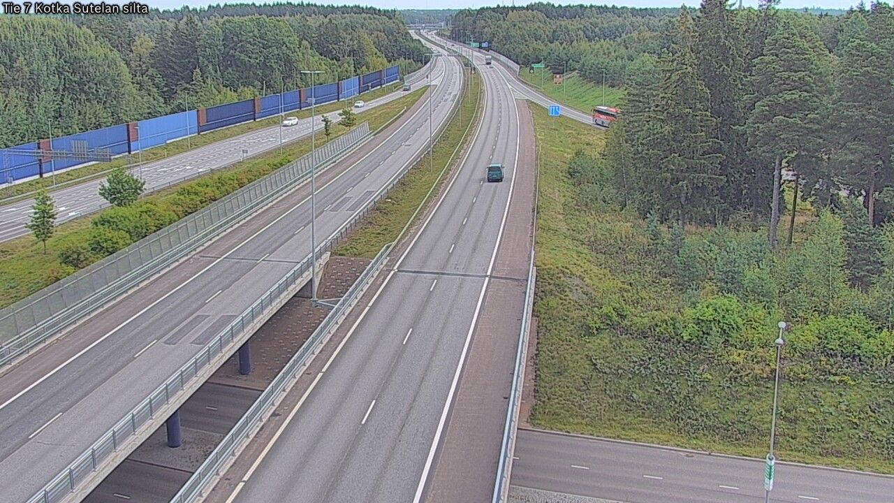 Traffic Cam Kotka: Tie 7 Sutelan silta - Kotkaan