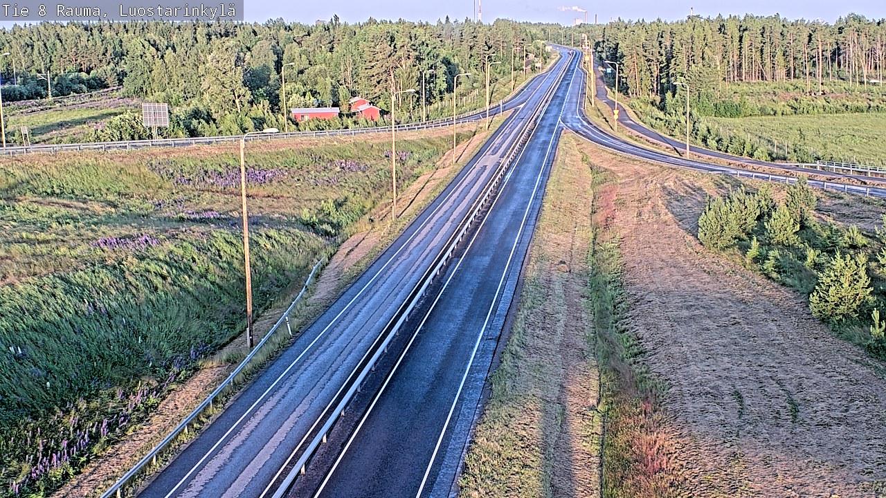 Traffic Cam Rauma: Tie - Luostarinkylä - Turkuun