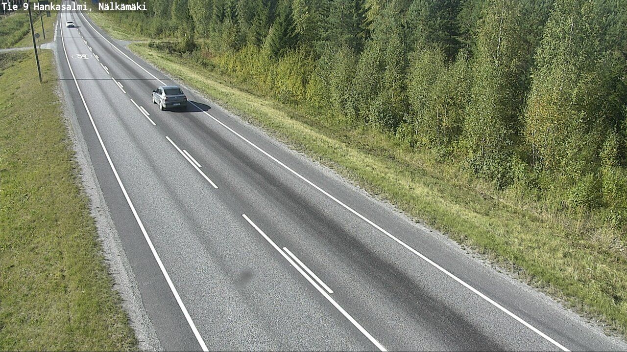 Traffic Cam Hankasalmi: Tie - Nälkämäki - Jyväskylään