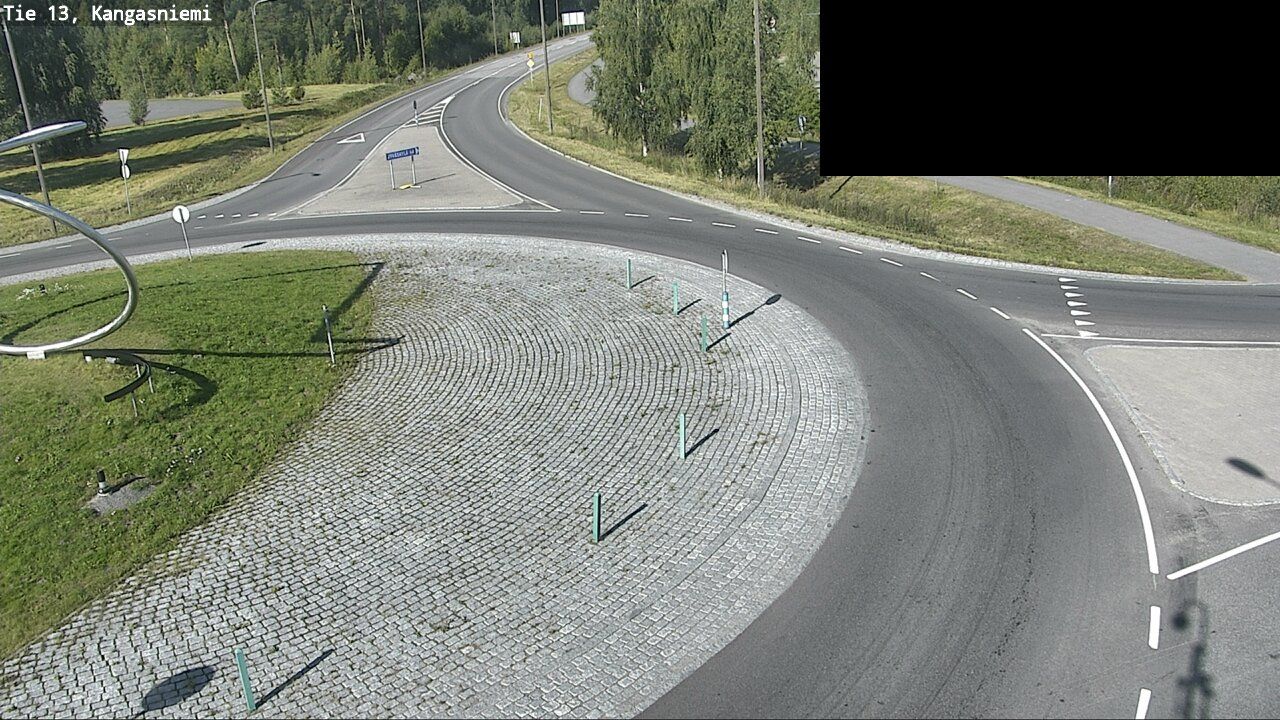 Traffic Cam Kangasniemi: Tie - Jyväskylään