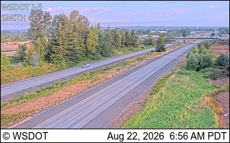 Traffic Cam Bellingham: I-5 at MP 261.3: Smith Rd