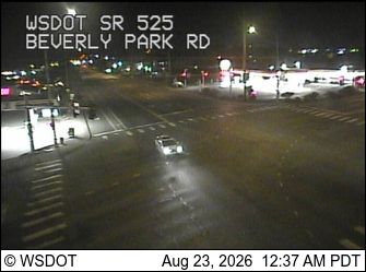 Traffic Cam Brier: SR 525 at MP 3.5: Beverly Park Rd