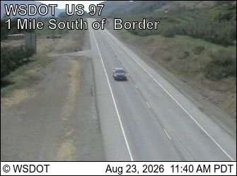 Traffic Cam Osoyoos › South: US 97 at MP 335: (View South)