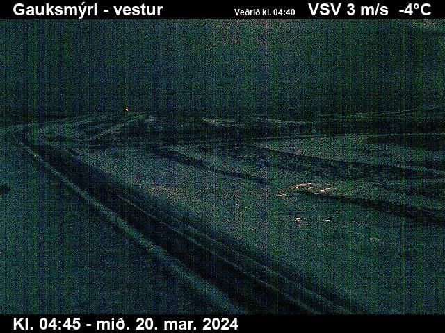 Traffic Cam Eastern Region: Gauksmýri