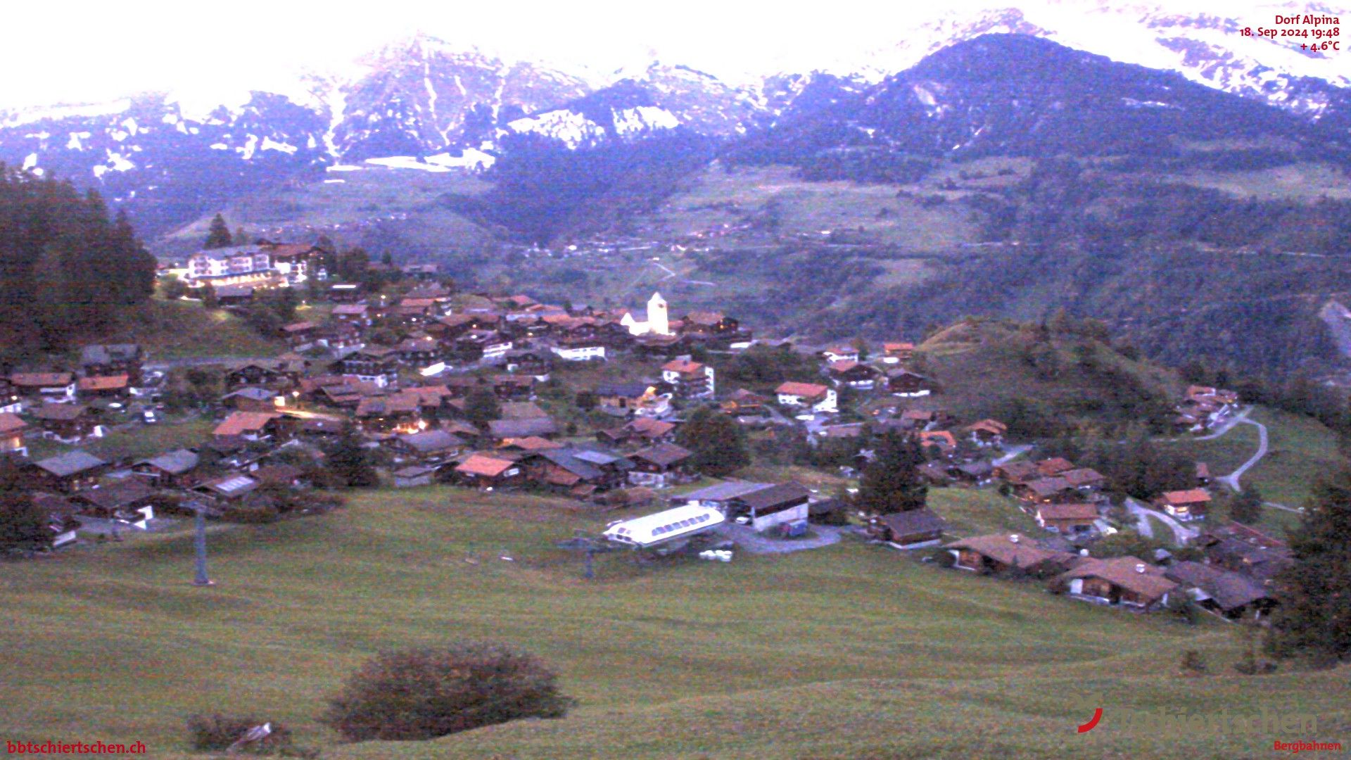 Tschiertschen: Dorf Talstation