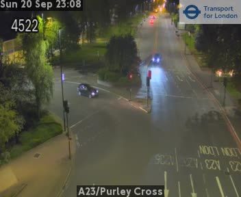 Traffic Cam Croydon: A23/Purley Cross