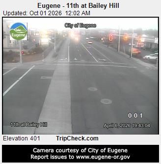 Traffic Cam Bethel: Eugene - 11th at Bailey Hill