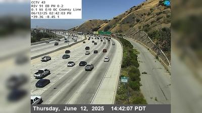 Corona North: Traffic Watch SR-91 East